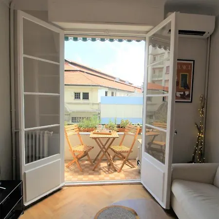 아파트 Nice Booking - 2 Pieces Avec Terrasse Sud Joffre 니스